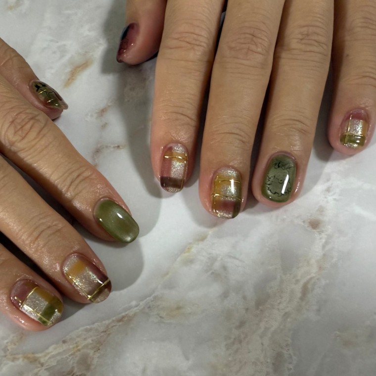 お客様ネイル（2025.10.19）